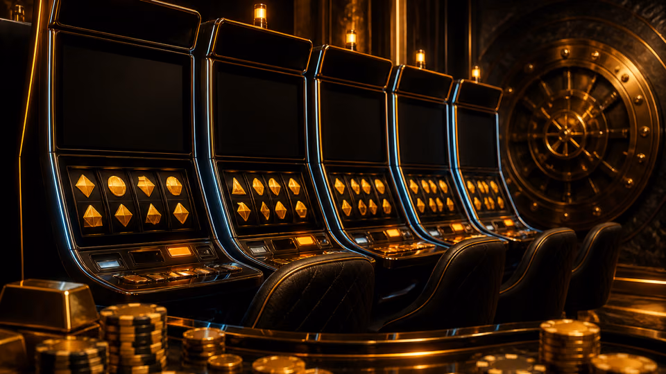 Tragamonedas elegibles para giros gratis en una escena de casino